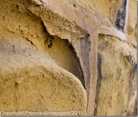 Bryan Hindle highlights cement pointing causing damage to stone