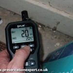 Dry Rot's Flir moisture meter