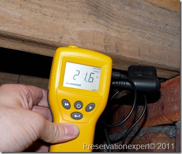 Wet rot low moisture content