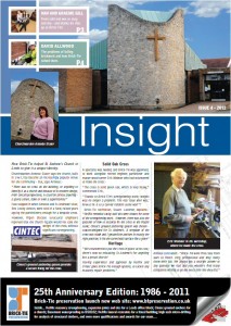 Front page of Brick Tie preservation newsletter insight 4